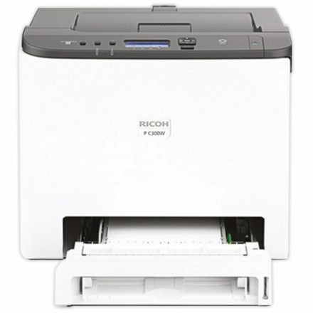 Принтер лазерный ЦВЕТНОЙ RICOH P C300W, А4, 25 стр/мин, ДУПЛЕКС, Wi-Fi, NFC, сетевая карта, 408333 