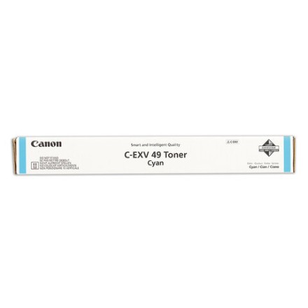 Тонер CANON (C-EXV49C) для Canon IR C3320/C3320i/C3325i/C3330i/C3500, голубой, ресурс 19000 страниц, оригинальный, 8525B002 