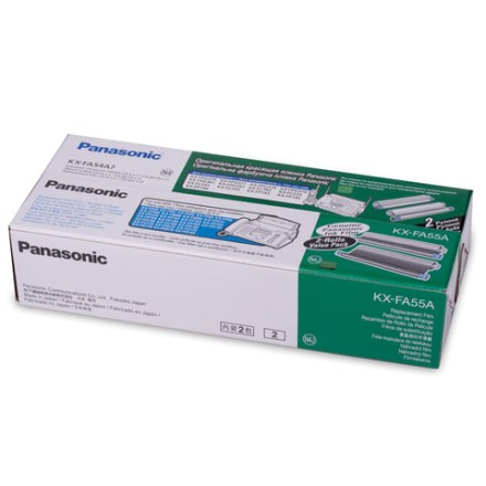 Термопленка для факса PANASONIC КХ-FP 80/88 (KX-FA55A) КОМПЛЕКТ 2 шт., оригинальная 