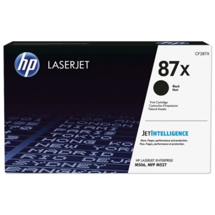 Картридж лазерный HP (CF287X) LaserJet M506dn/M506x/M527dn/M527f/M527c, №87X, оригинальный, ресурс 18000 страниц 