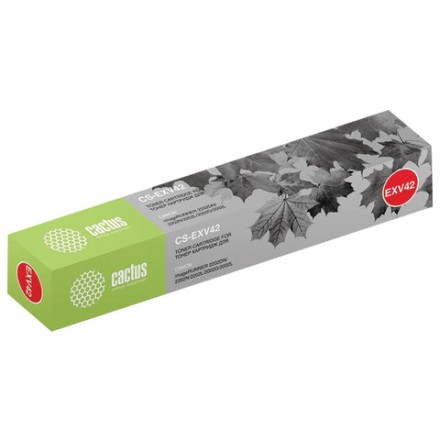 Тонер CACTUS (CS-EXV42) для Canon IR 2202/2202N/2204 MFP/2204N и другие, черный, ресурс 10200 страниц 