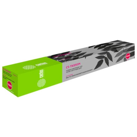 Картридж лазерный CACTUS (CS-TK895M) для Kyocera FS-C8020/C8020MFP/C8025, пурпурный, ресурс 6000 страниц 