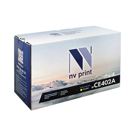 Картридж лазерный NV PRINT (NV-CE402A) для HP LaserJet Pro M570dn/M570dw, желтый, ресурс 6000 стр. 