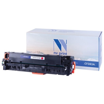 Картридж лазерный NV PRINT (NV-CF383A) для HP LJ M476dn/M476dw/M476nw, пурпурный, ресурс 2700 страниц 