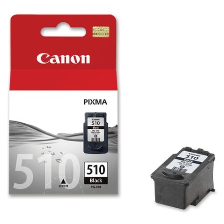 Картридж струйный CANON (PG-510) Pixma MP240/MP260/MP480, черный, оригинальный, ресурс 220 страниц, 2970B007 