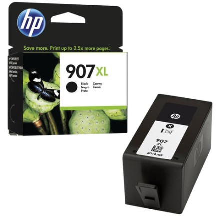 Картридж струйный HP (T6M19AE) OfficeJet 6960/6970, №907XL, черный, увеличенный ресурс 1500 стр., оригинальный 