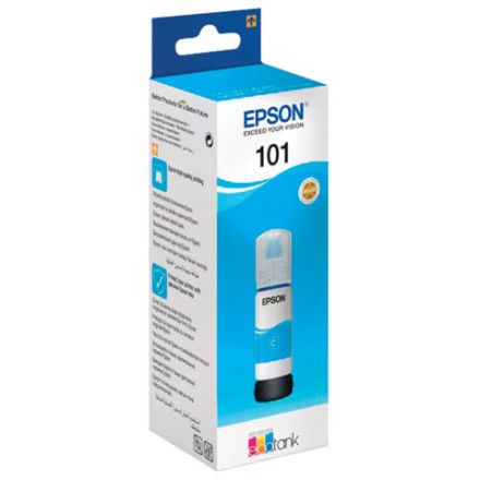 Чернила EPSON (T03V24), для СНПЧ, L4150/ L4160/ L6160/ L6170/ L6190, голубые, 70 мл, ОРИГИНАЛЬНЫЕ, C13T03V24A 