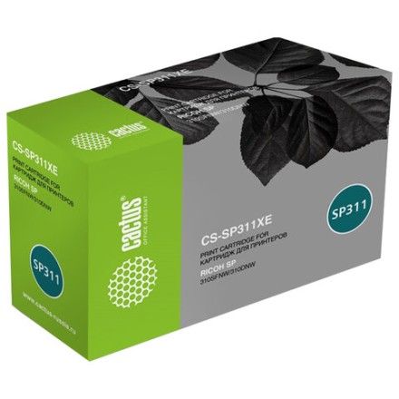 Картридж лазерный CACTUS (CS-SP311XE) для Ricoh SP 311DN/311DNw/325DNw, ресурс 6400 страниц 