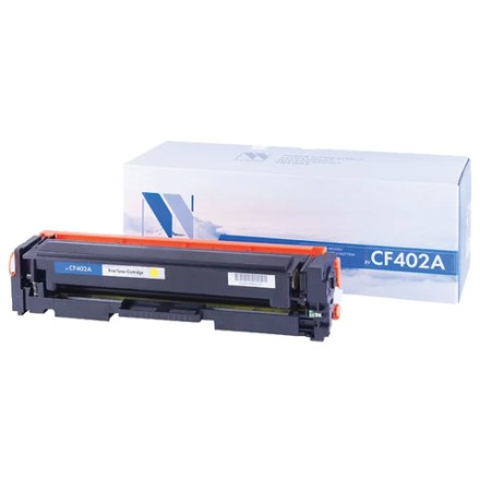 Картридж лазерный NV PRINT (NV-CF402A) для HP M252dw/M252n/M274n/M277dw/M277n7, желтый, ресурс 1400 страниц 