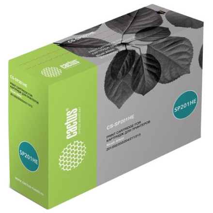 Картридж лазерный CACTUS (CS-SP201HE) для Ricoh SP 201/203/211/213, ресурс 2600 страниц 