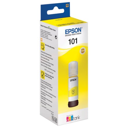 Чернила EPSON (T03V44), для СНПЧ, L4150/ L4160/ L6160/ L6170/ L6190, желтые, 70 мл, ОРИГИНАЛЬНЫЕ, C13T03V44A 