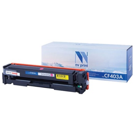 Картридж лазерный NV PRINT (NV-CF403A) для HP M252dw/M252n/M274n/M277dw/M277n7, пурпурный, ресурс 1400 страниц 