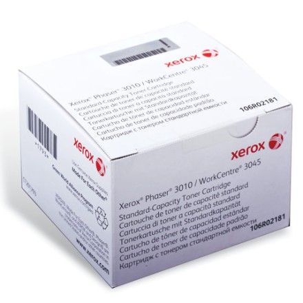Картридж лазерный XEROX (106R02181) Phaser 3010/WC3045, оригинальный, черный, ресурс 1000 стр. 
