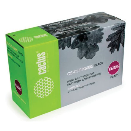 Картридж лазерный CACTUS (CS-CLT-K609S) для SAMSUNG CLP-770/770ND/775/775ND, черный, ресурс 7000 стр. 