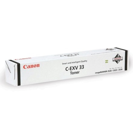 Тонер CANON (C-EXV33BK) iR2520/2520i/2525/2525i/2530/2530i, черный, ориг., 700 г, ресурс 14600 стр., 2785B002 