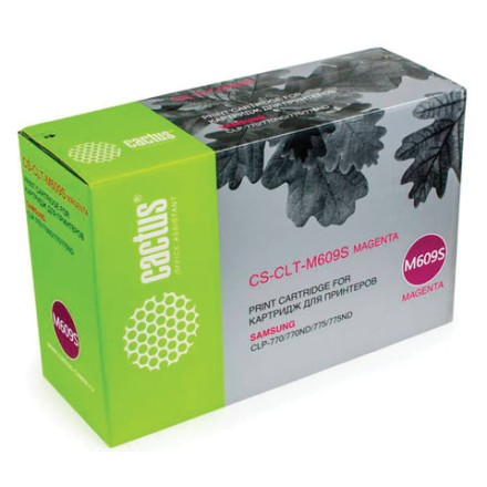 Картридж лазерный CACTUS (CS-CLT-M609S) для SAMSUNG CLP-770/770ND/775/775ND, пурпурный, ресурс 7000 стр. 