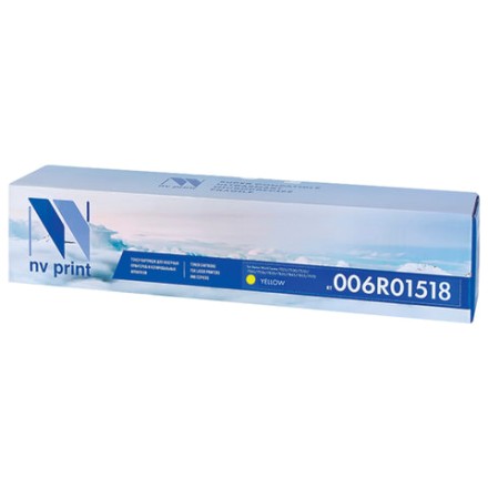 Тонер-картридж NV PRINT (NV-006R01518) для XEROX WorkCentre 7545/7556, желтый, ресурс 15000 стр. 