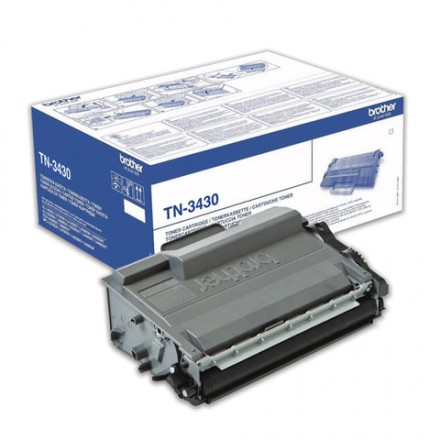 Картридж лазерный BROTHER (TN3430) HL-L5000D/5100DN/5200DW/6400DW\DCP-L6600, оригинальный, ресурс 3000 страниц 