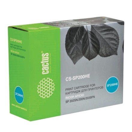 Картридж лазерный CACTUS (CS-SP200HE) для RICOH SP 210/SP 212w, ресурс 2600 стр. 