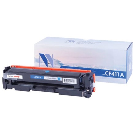 Картридж лазерный NV PRINT (NV-CF411A) для HP M377dw/M452nw/M477fdn/M477fdw, голубой, ресурс 2300 страниц 