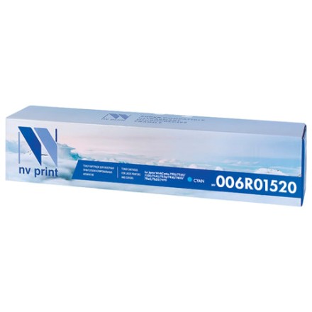 Тонер-картридж NV PRINT (NV-006R01520) для XEROX WorkCentre 7545/7556, голубой, ресурс 15000 стр. 