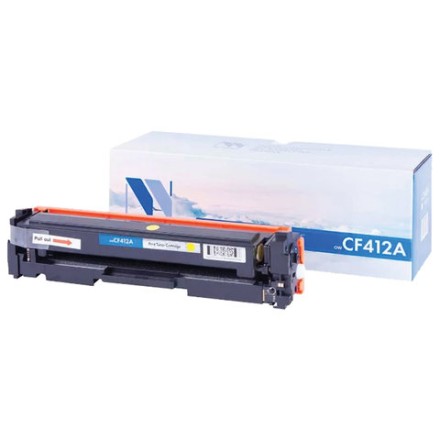 Картридж лазерный NV PRINT (NV-CF412A) для HP M377dw/M452nw/M477fdn/M477fdw, желтый, ресурс 2300 страниц 