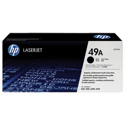 Картридж лазерный HP (Q5949A) LaserJet 1160/1320/3390, №49А, оригинальный, ресурс 2500 страниц 