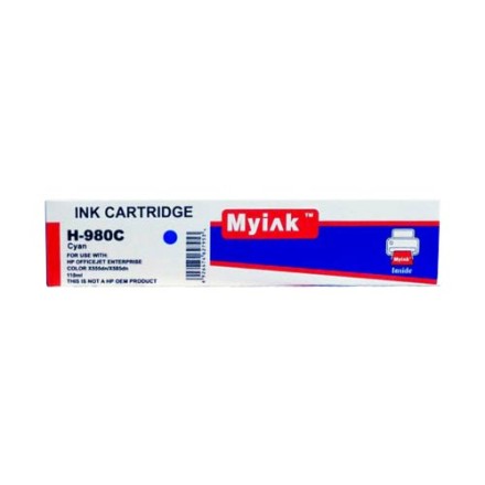 Картридж для (980) HP OfficeJet Enterprise X555/585 (D8J07A) Cyan MyInk  SAL 