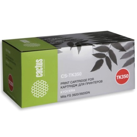 Тонер-картридж CACTUS (CS-TK350) для KYOCERA FS-3920DN, ресурс 15000 стр. 