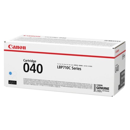 Картридж лазерный CANON (040С) i-SENSYS LBP710Cx/LBP712Cx, оригинальный, голубой, ресурс 5400 страниц, 0458C001 