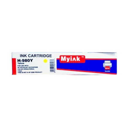 Картридж для (980) HP OfficeJet Enterprise X555/585 (D8J09A) Yellow MyInk  SAL 
