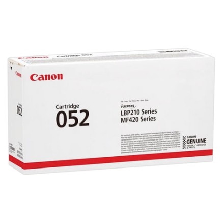 Картридж лазерный CANON (052) I-SENSYS MF421/426/428/429/LBP212/214/215, черный, ресурс 3100 стр., оригинальный, 2199C002 