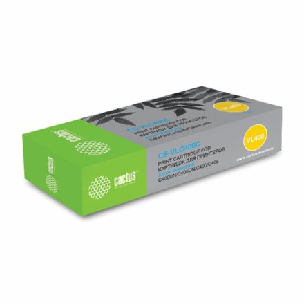 Тонер-картридж CACTUS (CS-VLC400C) для Xerox VersaLink C400DN/C405DN/C400/405, голубой, ресурс 8000 страниц 