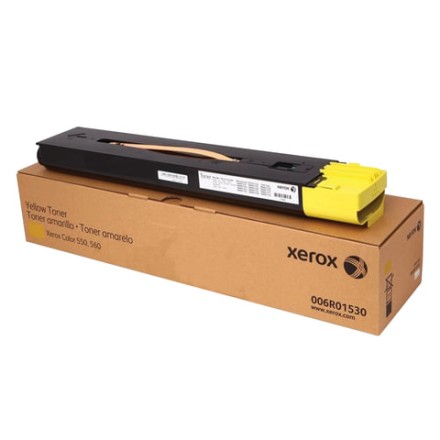 Тонер XEROX (006R01530) Xerox Colour 550/560, желтый, оригинальный, ресурс 34000 страниц 