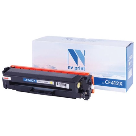 Картридж лазерный NV PRINT (NV-CF412X) для HP M377dw/M452nw/M477fdn/M477fdw, желтый, ресурс 5000 страниц 