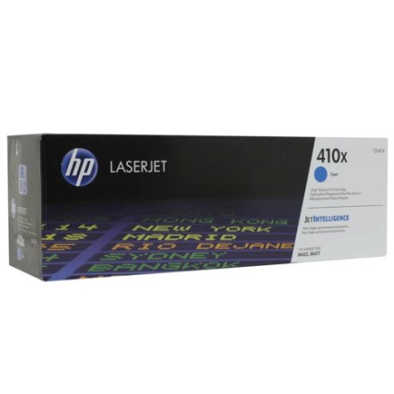 Картридж лазерный HP (CF411X) LaserJet Pro M477fdn/M477fdw/477fnw/M452dn/M452nw, голубой, оригинальный, 5000 страниц 