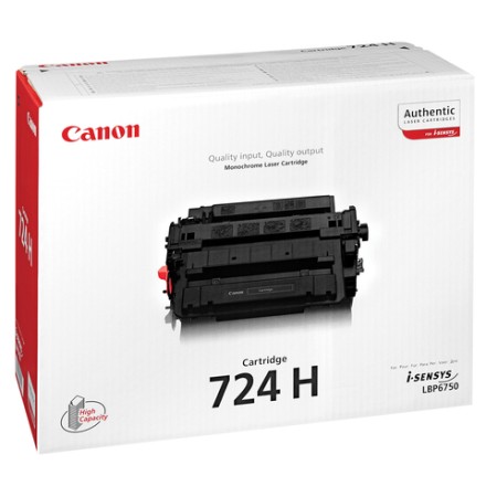 Картридж лазерный CANON (724H) i-SENSYS MF512X/MF515X, ресурс 12500 страниц, оригинальный, 3482B002 