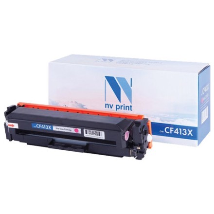 Картридж лазерный NV PRINT (NV-CF413X) для HP M377dw/M452nw/M477fdn/M477fdw, пурпурный, ресурс 5000 страниц 