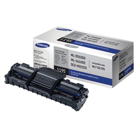 Картридж лазерный SAMSUNG (MLT-D119S) ML-1610/2010/4521 и другие, оригинальный, ресурс 2000 страниц 
