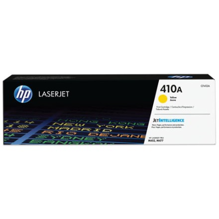 Картридж лазерный HP (CF412A) LaserJet Pro M477fdn/M477fdw/477fnw/M452dn/M452nw, желтый, оригинальный, ресурс 2300 страниц 