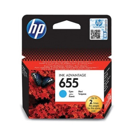 Картридж струйный HP (CZ110AE) Deskjet Ink Advantage 3525/5525/4515/4525 №655, голубой, оригинальный 