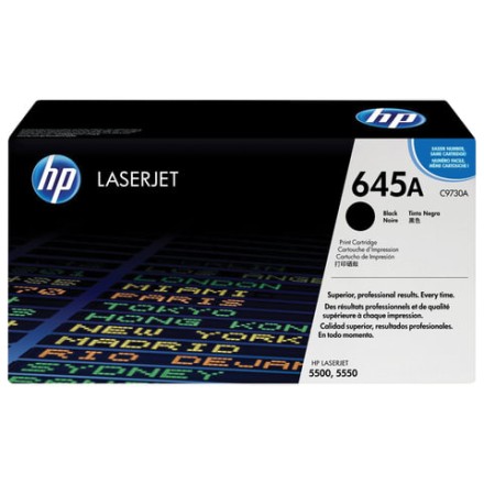 Картридж лазерный HP (C9730A) Color LaserJet 5500/5550, черный, оригинальный, ресурс 13000 страниц 