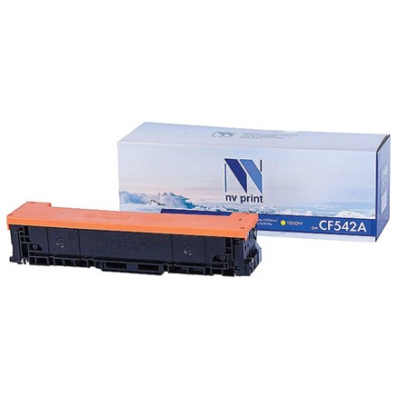 Картридж лазерный NV PRINT (NV-CF542A) для HP M254dw/M254nw/MFP M280nw/M281fdw, желтый, ресурс 1300 страниц 