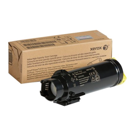 Картридж лазерный XEROX (106R03695) Phaser 6510/WC 6515, желтый, ресурс 4300 стр., оригинальный 