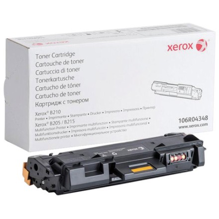 Тонер-картридж XEROX (106R04348) для B205/B210/B215, оригинальный, ресурс 3000 страниц 
