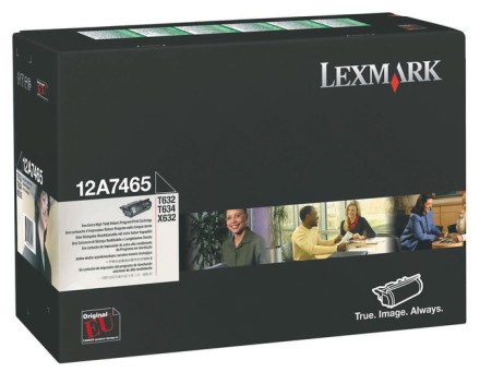 Картридж лазерный Lexmark (12A7465) ДЛЯ LEXMARK T632/T632N/T634/T634N/X632 /X634, ресурс 32 000 копий. 