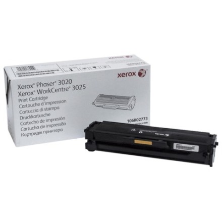 Картридж лазерный XEROX (106R02773) Phaser 3020/WC3025, оригинальный, ресурс 1500 стр. 