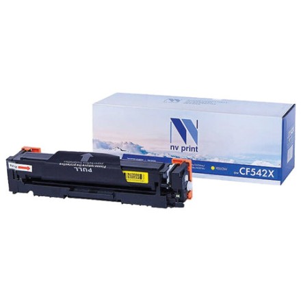 Картридж лазерный NV PRINT (NV-CF542X) для HP M254dw/M254nw/MFP M280nw/M281fdw, желтый, ресурс 2500 страниц 