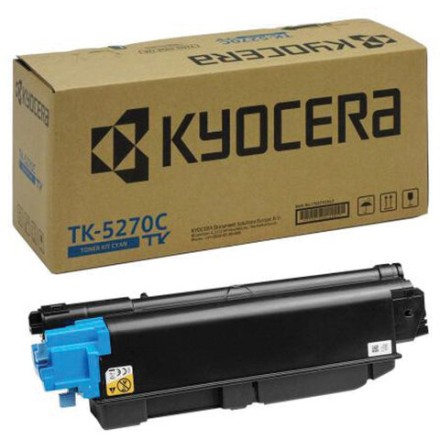 Тонер-картридж KYOCERA (TK-5270C) M6230cidn/M6630cidn/P6230cdn, голубой, оригинальный, ресурс 6000 страниц, 1T02TVCNL0 