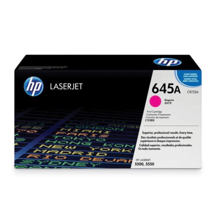 Картридж лазерный HP (C9733A) Color LaserJet 5500/5550, пурпурный, оригинальный, ресурс 12000 страниц 